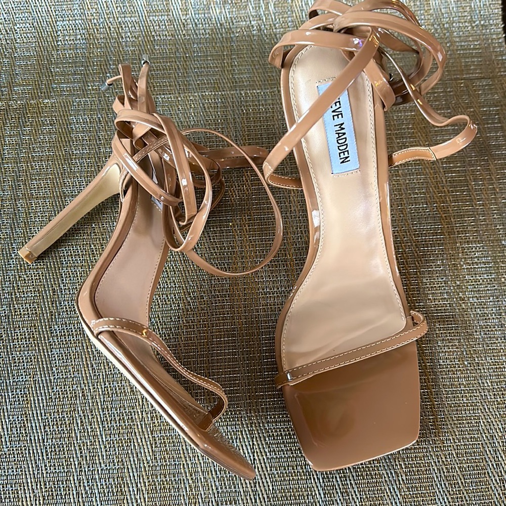 Uplift Camel Patent Heels | Size 10 | By Steve Ma… - image 2